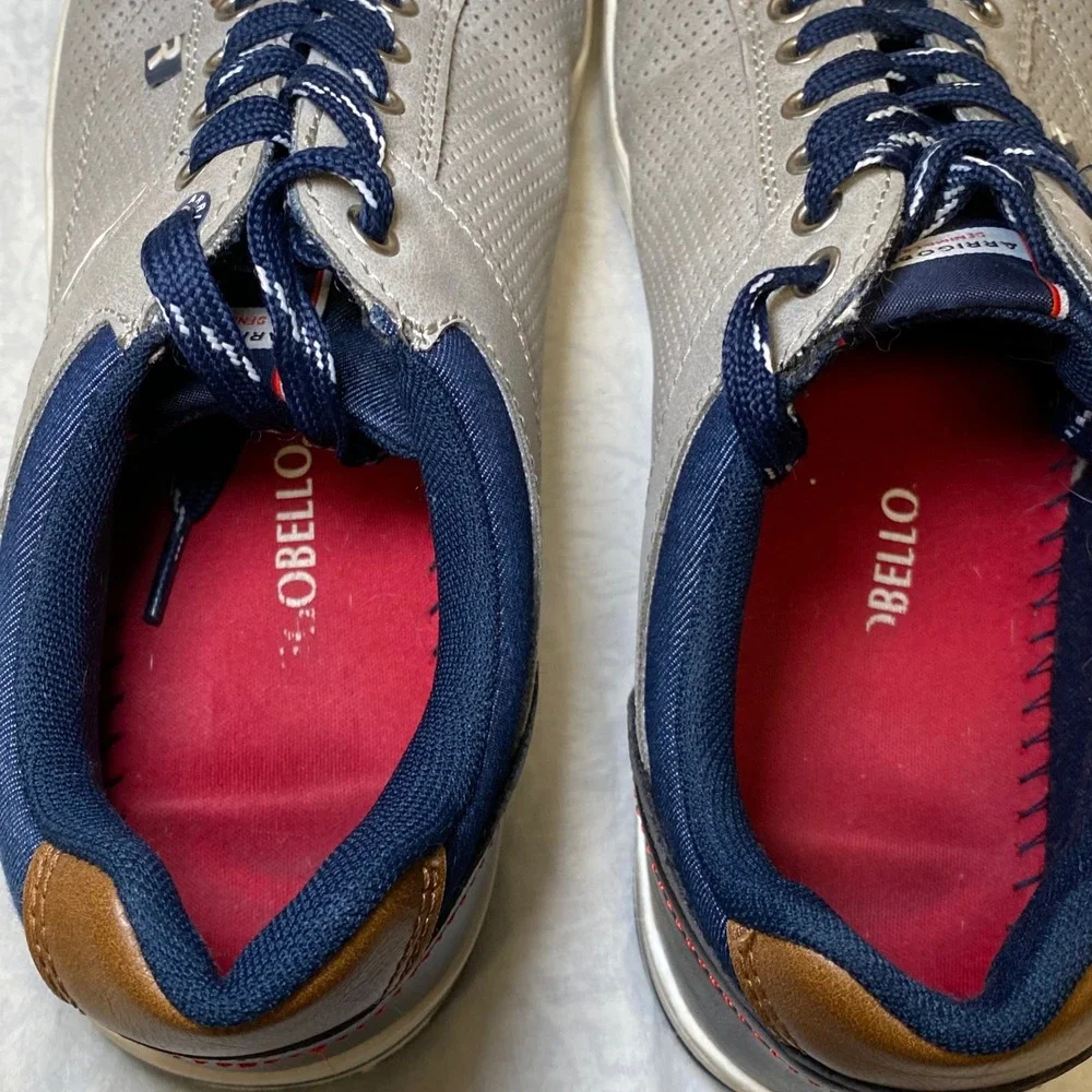 Arrigo Bello 1986 Men's Gray Suede Casual Sneakers Comfort Shoes Size 9‎